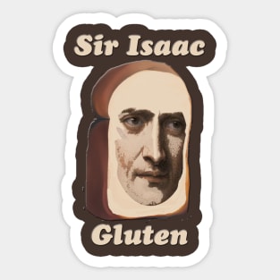 Sir Isaac Gluten Sticker